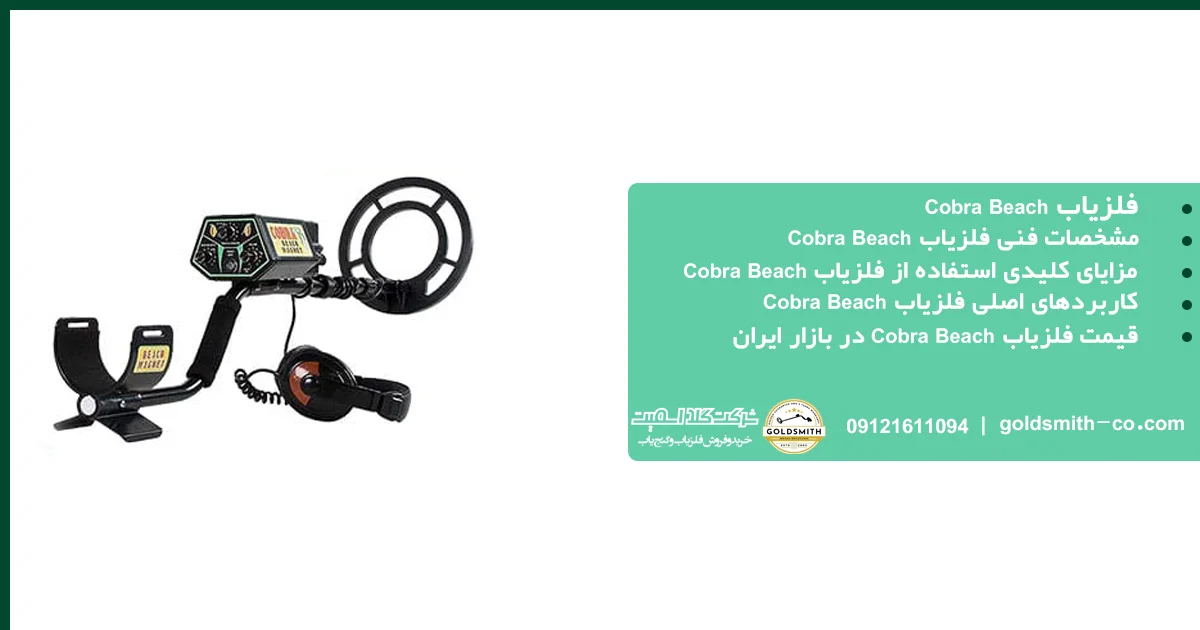فلزیاب Cobra Beach